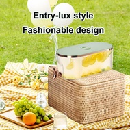 Beverage dispenser with spigot for fridge/Light luxury household cold kettle/Beverage bucket with ta