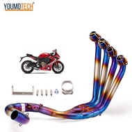 51mm สำหรับ Honda CBR650R CB650F CB650R CBR650F 2014-2023รถจักรยานยนต์ท่อไอเสียดัดแปลงด้านหน้า Link
