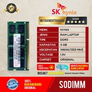 HWS20 - RAM HYNIX SODIMM DDR3 4GB PC10600 NON L 1.5V LAPTOP