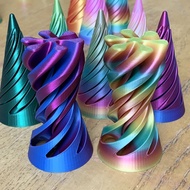 3d Printing Toys Spiral Toys Rotating Push Push Music Not 3D Printing May Through Decompression Stal