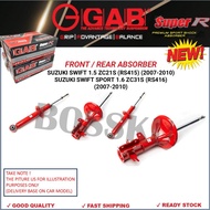 GAB SUPER R FRONT / REAR ABSORBER - SUZUKI SWIFT 1.5 ZC21S (RS415) /SWIFT SPORT 1.6 ZC31S (RS416)