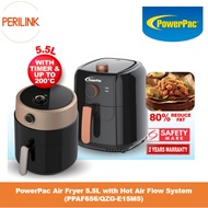 PowerPac Air Fryer 5.5L with Hot Air Flow System (PPAF656/QZG-E15M5)