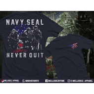 2023 เสื้อยืด Navy Seal ไม่เคยยอมแพ้