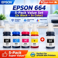 for Epson 664 Ink T664 T664 Black Epson For L121 L1300 L100 L120 L110 L111 L130 L220 L310 Printer 4 