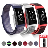 Nylon Strap for Fitbit Charge 4 / Charge 3 Soft Breathable Loop Replacement Band Compatible with Fitbit Charge 3/4