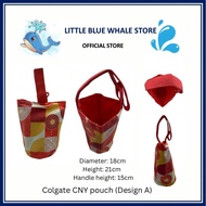 CNY 2024 Pouch Bag New Year Gift bag dragon year 新年包 (Colgate)