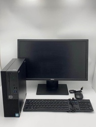 (11.11 SALES) USED DELL FULL SET CPU AND MONITOR 19INCH