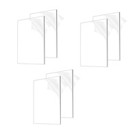 1/8In Thick (3mm) Acrylic Sheets Clear Cast Acrylic Glass 8x12In for Signs DIY Display Projects Craf