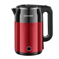 ONE HOME 2.3L Fast Heat Electric Kettle Smart Temperature Detect Automatic Power-off Electric Jug Kettle 304 Stainless Steel Dual Layer Fast Boiling Elektrik Kettle Malaysia Standard Plug Top