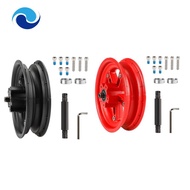 For M365/1S/MI 3/Lite 8.5Inch Electric Scooter Split Wheel Hub Aluminum Alloy Rear Wheel Rims Solid Tire Scooter Black