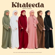 ABAYA KHALEEDA Loose Cut Abaya Muslim Women's Clothing Plain Long Dress Abaya Dress Muslimah Abaya D