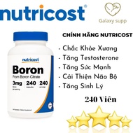 Nutricost Boron 5mg Strong Bones Increase Testosterone 240 Tablets