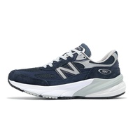 New Balance Casual Shoes 990 V6 Women's British American Made Navy Blue Stitching Suede Classic NB A
