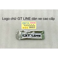 GT LINE LOGO HIGH QUALITY CAR STICKER