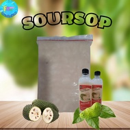 [1KG] Frozen Soursop Pulp Puree / Isi Durian Belanda Sejuk Beku