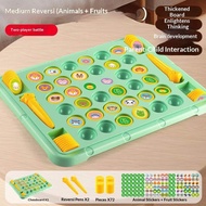 【F2-MAX111】2-4 Player Flip Chess Memory Game Board Games Double Player Battle Puzzle Toy Kid Concent