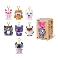 Send Authentic Fuggler Alley Cats Blind Box Cat Dentures Keychain Bag Charm Random (Selective Type)