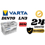 [Installation Available] DIN70 AGM | DIN70L | LN3 | CAMEL AGM Car Battery Bateri Kereta Mercedes,BMW