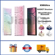 XINMENG X98Ultra Wireless Mechanical Keyboard 96% Hot swappable RGB GASKET 12000mAh Custom Gaming Ke