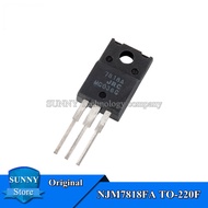 5Pcs Original NJM7818FA TO-220F JRC7818A 7818A LM7818 TO220F Three-terminal regulator integrated IC 