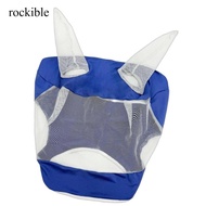 rockible Horse Fly Cover Breathable Equine Fly Fly Barrier Horse Face Cover for Riders, Pasture, Out