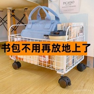 Artifact Can Book Schoolbag Work Seat Shelf with Box Student Bag stock Book Pulley Storage Under Des