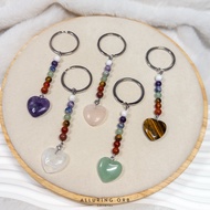 Assorted 7 Chakra Crystal Keychain | Crystal Design | Crystal Jewelry