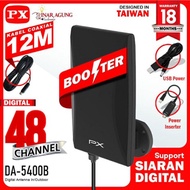 ANTENA TV DIGITAL DAN ANALOG PX DA-5400B BOOSTER INDOOR OUTDOOR