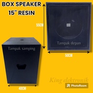 Box speaker 15 inch resin