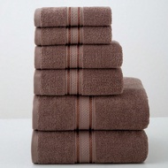 1pc Oversized 86*160cm Brown Solid Color Rectangular Bath Towel With Minimalist Abstract Pattern, So