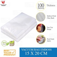 Vacuum Plastic 15X20 Cm Vacuum Embossed Plain/ 15 X 20 Cm ||