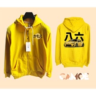 CAMOE Racing Automotive Zipper Hoodie Jacket GR 86