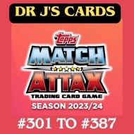 Match Attax 23/24 #301 to #387 Cards