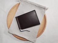 鈔票夾 錢夾 六卡短夾 皮夾  深咖啡