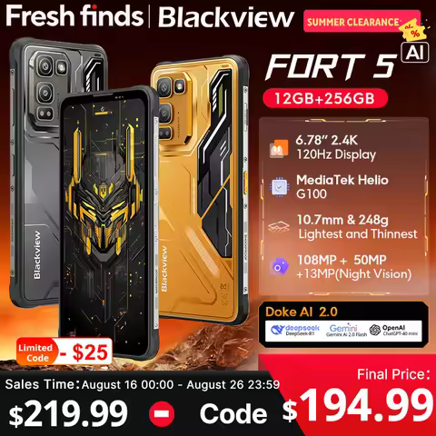 【World premiere】Blackview Fort 5 Rugged SmartPhone 6.78-inch 2.4K Display Imaging Flagship 108Mp Cam