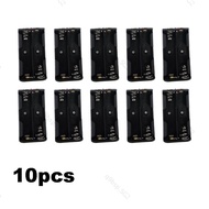 10pcs AA battery case holder 2 Slots ports 2x 1.5v Power Battery Storage Case Box Holder With 2 pin 