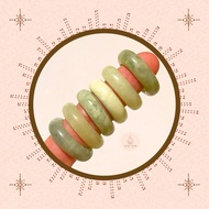 High Quality Green Jade Bangle Ring Lucky Charm
