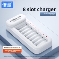 Doublepow | 8-Slot Charger for AA and AAA Batteries with Constant Voltage
