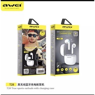 Awei T28 True Sports Earbuds With Charging Case