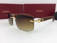 卡地亞 Cartier 墨鏡 無框 漸層 鏡架 太陽眼鏡
