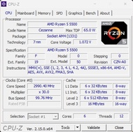 AMD Ryzen 5 5500 + 華碩 TUF GAMING B550M-PLUS (WI-FI) +全新未拆 十銓 DDR4 3200 32G(16Gx2)