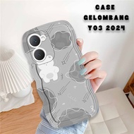 HP VIVO Y03 Wave Softcase - Phone Case - VIVO Y03 Wave - External.Acc - CUTE Motif - Fashion Case - 