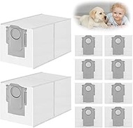 Vacuum Cleaner Bags for Roborock S8 MaxV Ultra, Qrevo S, Qrevo Pro, Saros 10R, Qrevo Curv, Qrevo Mas