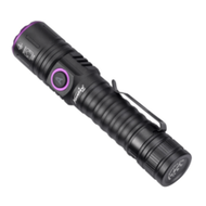Alonefire 5W High Power UV Flashlight 365nm/395nm Zoom Rechargeable Type-C - Pet Urine Detector, Nai