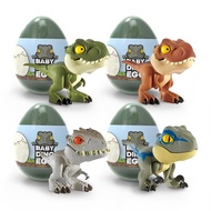Kids Dinosaur Toys, Baby T-Rex Dino Eggs, 4 Pack Small Egg Toys, Perfect Dinosaur Toys for Kids 3-5,