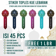 CAKE LABEL STICKERS | EID AL-FITR CAKE STICKERS