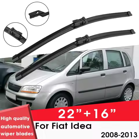 Car Wiper Blade Blades For Fiat Idea 2008-2013 22"+ 16" Windshield Windscreen Clean Naturl Rubber Ca