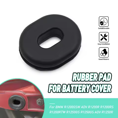 Black Battery Mounting Rubber Insert For BMW R1200GSW ADV R1200R R1200RS R1200RTW R1250GS R1250R K50