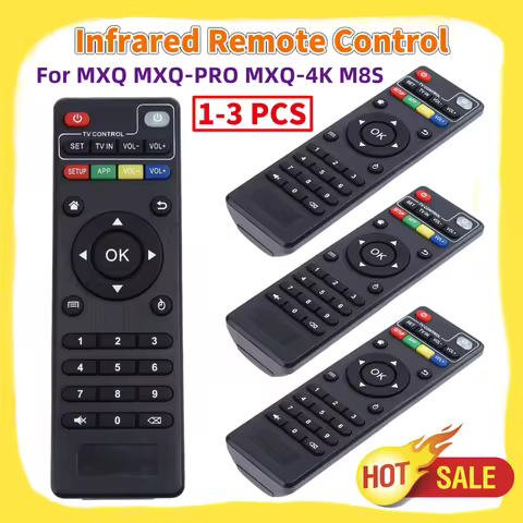 1-3PCS Infrared Remote Control Universal Replacement Remote Control Home TV Remote Control Accessory