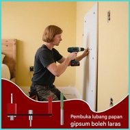 Board Round Hole Cutter Drywall Ceiling Tile Round Cutter Tool Plasterboard Punch Precise Hole Drill